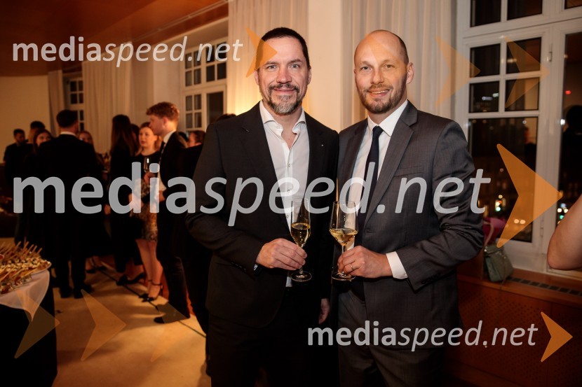  Uroš Petohleb, direktor, Evropski center za reševanje sporov; prof. dr.  Saša Zagorc, dekan Pravne fakultete Univerze v LjubljaniSrečanje Alumni kluba Fundacije Parus