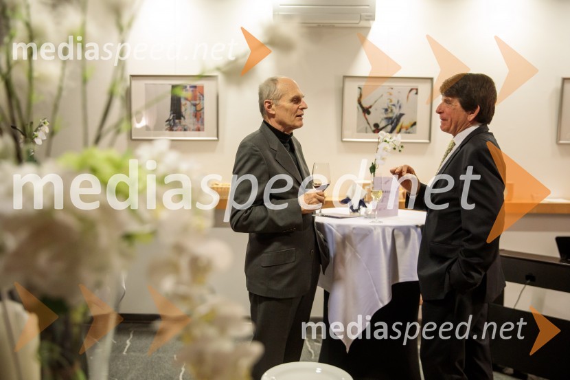 prof. dr. Janez Kranjc, pravnik;  Peter Grašek, član uprave Fundacije ParusSrečanje Alumni kluba Fundacije Parus