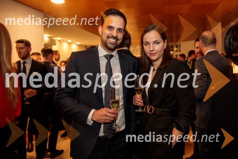  Branko Čevriz, odvetnik, štipendist Fundacije Parus;  Eva Škufca, Schoenherr - Attorneys at LawSrečanje Alumni kluba Fundacije Parus