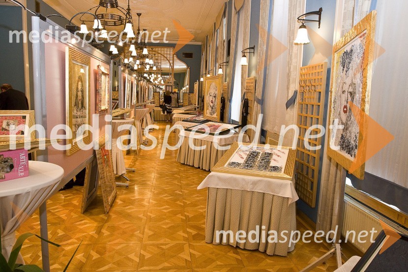 Razstava The Art of Luxury-from Gustav Klimt to Marilyn MonroeThe Art of Luxury, from Gustav Klimt to Marilyn Monroe, otvoritev razstave Daniele Ermes Donde