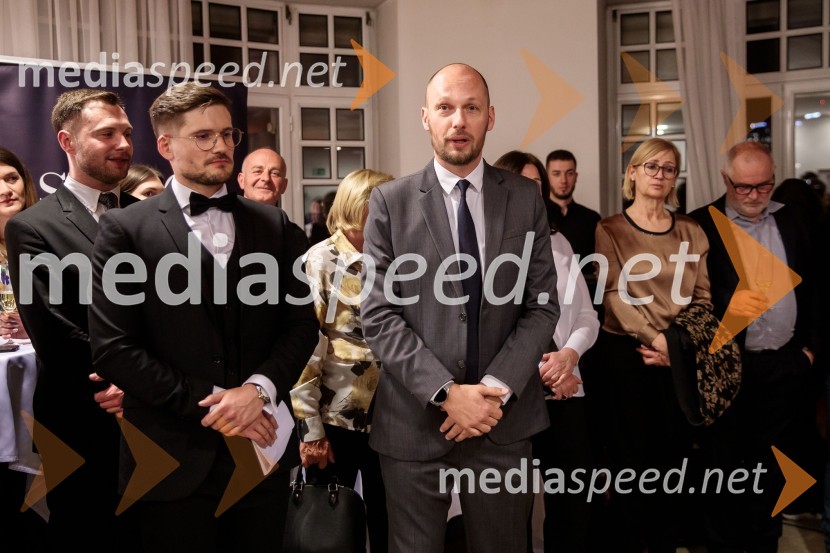  Matija Urankar, Odvetniška pisarna Senica & partnerji, d.o.o; prof. dr.  Saša Zagorc, dekan Pravne fakultete Univerze v LjubljaniSrečanje Alumni kluba Fundacije Parus