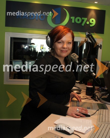 Darja Potočan, programska urednica Radia 1Radio 1, otvoritev nove radijske postaje