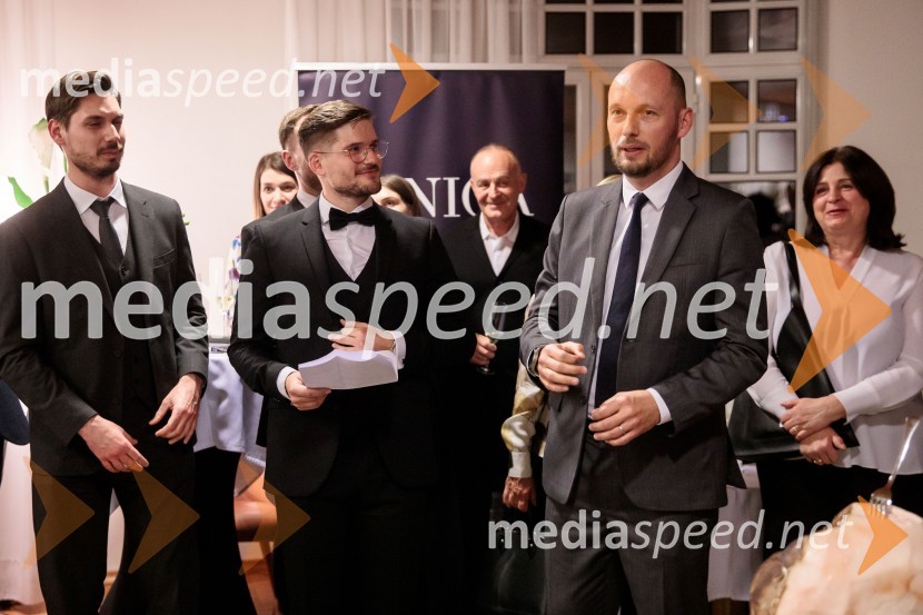  Matija Urankar, Odvetniška pisarna Senica & partnerji, d.o.o; prof. dr.  Saša Zagorc, dekan Pravne fakultete Univerze v LjubljaniSrečanje Alumni kluba Fundacije Parus