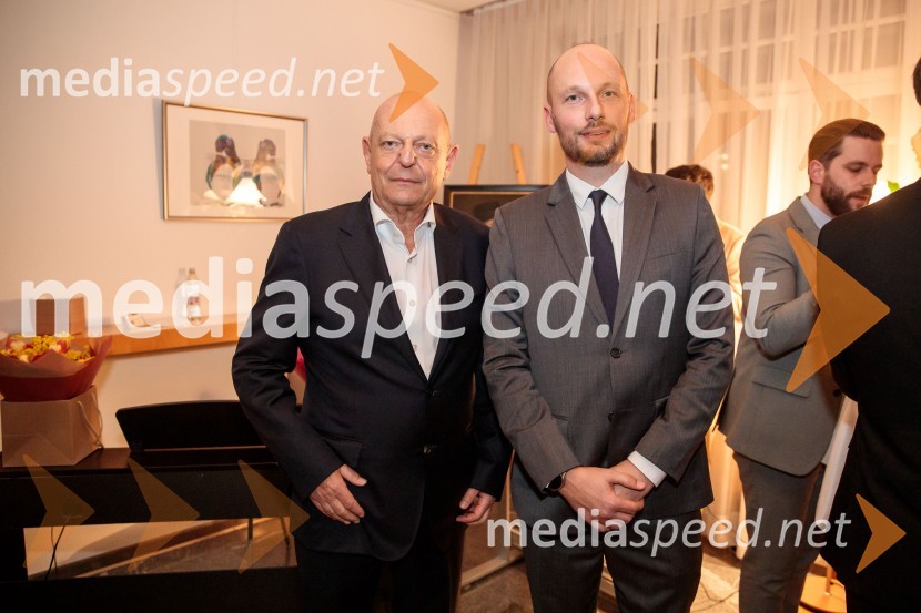  Miro Senica, odvetnik; prof. dr.  Saša Zagorc, dekan Pravne fakultete Univerze v LjubljaniSrečanje Alumni kluba Fundacije Parus