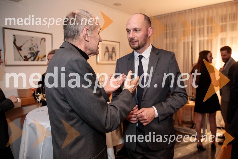 prof. dr. Janez Kranjc, pravnik; prof. dr.  Saša Zagorc, dekan Pravne fakultete Univerze v LjubljaniSrečanje Alumni kluba Fundacije Parus