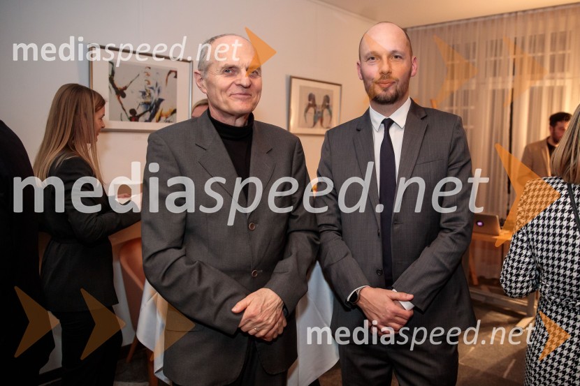 prof. dr. Janez Kranjc, pravnik; prof. dr.  Saša Zagorc, dekan Pravne fakultete Univerze v LjubljaniSrečanje Alumni kluba Fundacije Parus