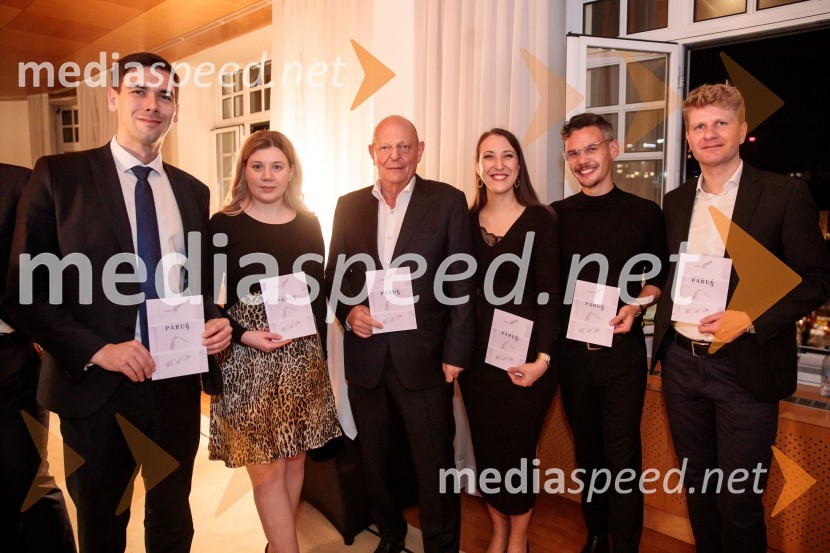  ... ;  ... ;  Miro Senica, odvetnik;  Sara Mitrović, višja pravna svetovalka, Mercator;  Tilen Zonta, štipendist Fundacije Parus;  ... Srečanje Alumni kluba Fundacije Parus