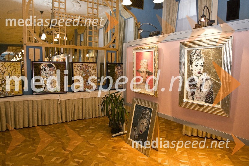Razstava The Art of Luxury-from Gustav Klimt to Marilyn MonroeThe Art of Luxury, from Gustav Klimt to Marilyn Monroe, otvoritev razstave Daniele Ermes Donde