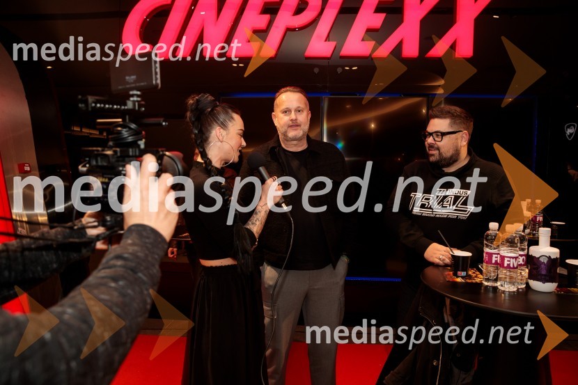  ... ;  Miran Miki Vlahovič, glasbenik;  Nejc Simšič, novinarPremiera filma Jama v Cineplexx Ljubljana