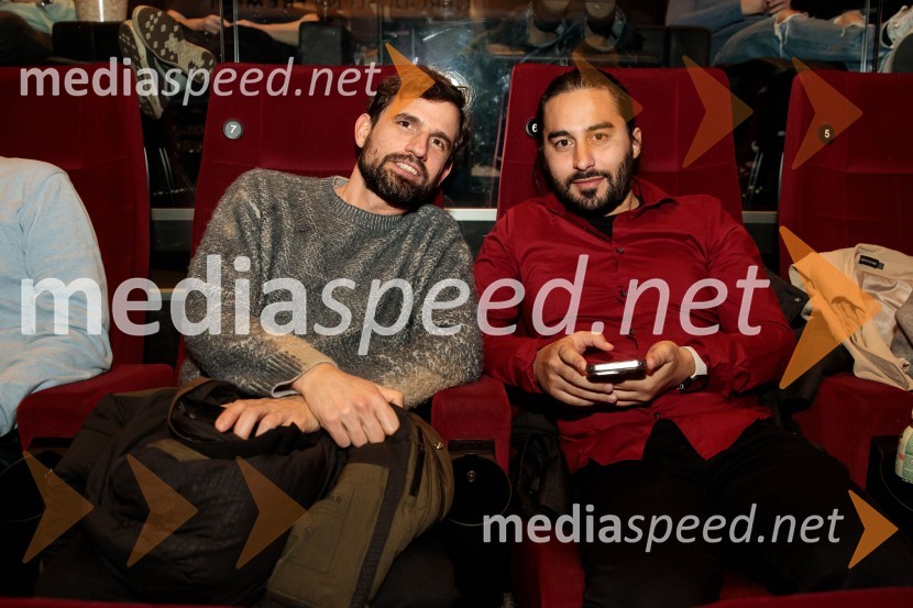  Tine  Grgurevič, glasbenik;  Ali R Taha, igralecPremiera filma Jama v Cineplexx Ljubljana