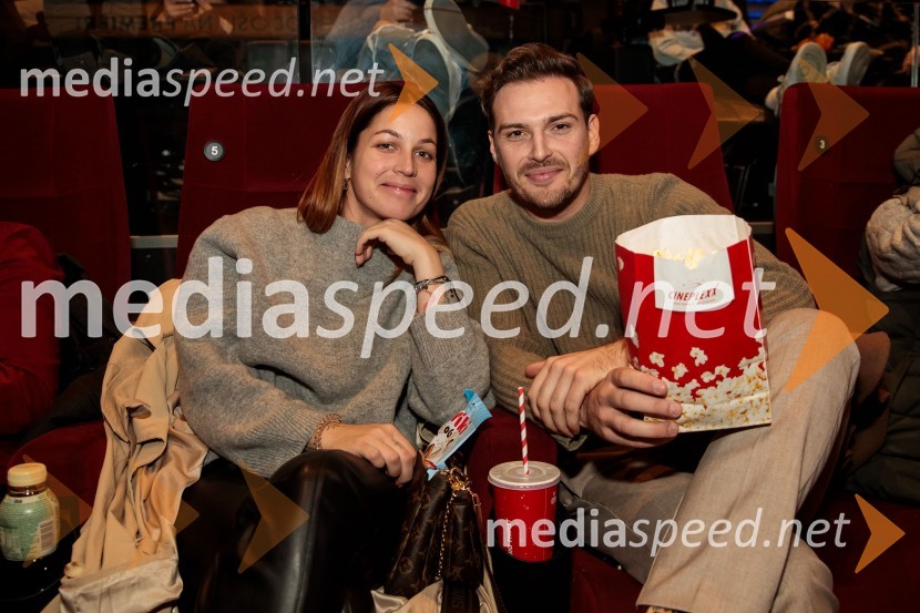  Ida Sladič;  Tine Ugrin, igralecPremiera filma Jama v Cineplexx Ljubljana