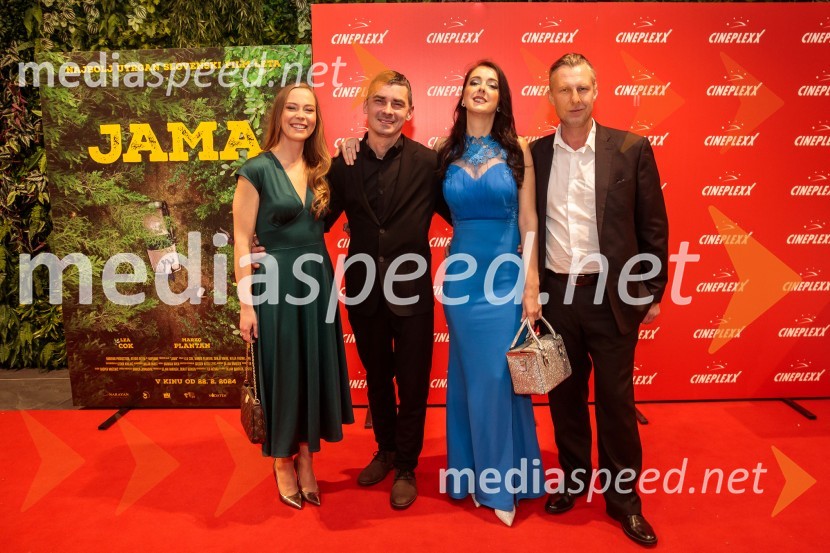  Lea Cok, igralka;  Marko Plantan, igralec;  Darja Krhin, igralka;  Dejan Babosek, režiserPremiera filma Jama v Cineplexx Ljubljana