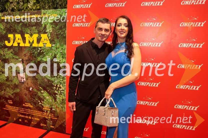  Marko Plantan, igralec;  Darja Krhin, igralkaPremiera filma Jama v Cineplexx Ljubljana