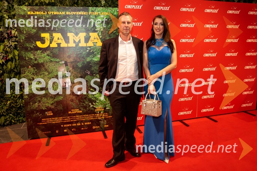  Dejan Babosek, režiser;  Darja Krhin, igralkaPremiera filma Jama v Cineplexx Ljubljana