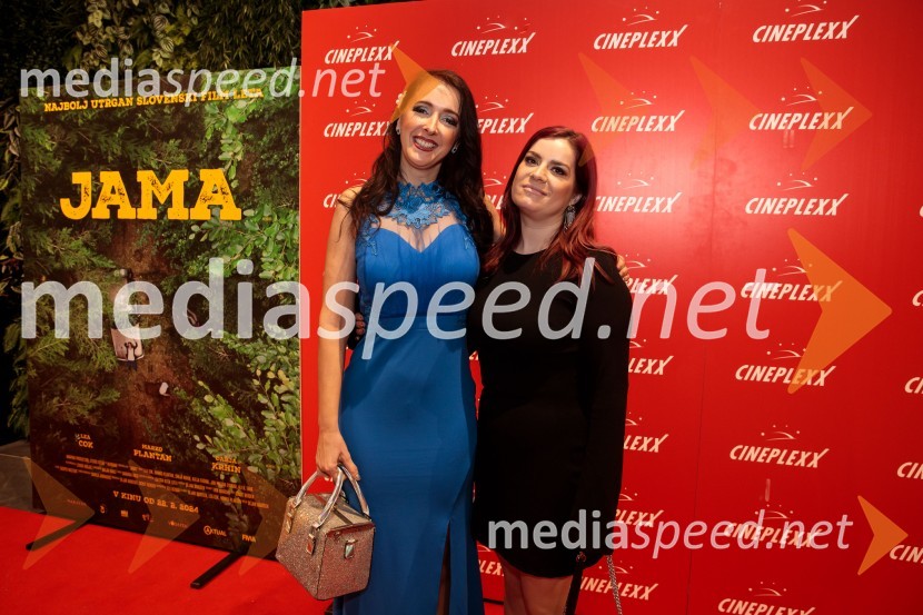  Darja Krhin, igralka;  Jasmina DurakovičPremiera filma Jama v Cineplexx Ljubljana