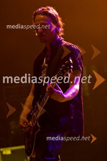 Daniel Gregorič, kitarist skupine Big Foot MamaZaključni koncert skupine Big Foot Mama z gosti