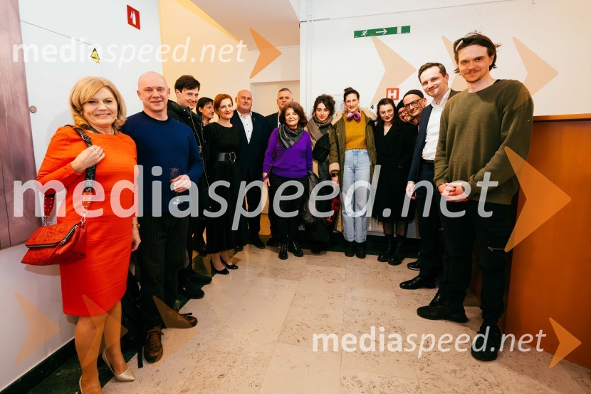  Milojka Bačovnik Komprej, Zavod za kulturo Šoštanj;  Damjan M. Trbovc, igralec;  Mario Dragojević, igralec; dr. Asta Vrečko, ministrica za kulturo;  Boris Goličnik, župan, Občina Šoštanj;  Jagoda Tovirac, igralka; mag. Bojan Kumer, minister za infrastrukturo;  Mojka Končar, AGRFT;  Miranda  Trnjanin, igralka;  Živa Bizovičar, režiserka;  Miha Golob, upravnik in umetniški vodja, SLG Celje;  Matija Kovač, župan, MO Celje;  Lovro Zafred, igralecSlavnostno obeležje 80. obletnice smrti Karla Destovnika - Kajuha