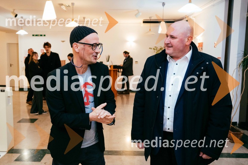  Miha Golob, upravnik in umetniški vodja, SLG Celje;  Boris Goličnik, župan, Občina ŠoštanjSlavnostno obeležje 80. obletnice smrti Karla Destovnika - Kajuha