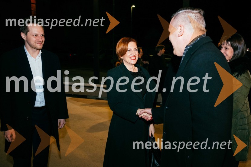  Matija Kovač, župan, MO Celje; dr. Asta Vrečko, ministrica za kulturo; mag. Bojan Kumer, minister za infrastrukturoSlavnostno obeležje 80. obletnice smrti Karla Destovnika - Kajuha