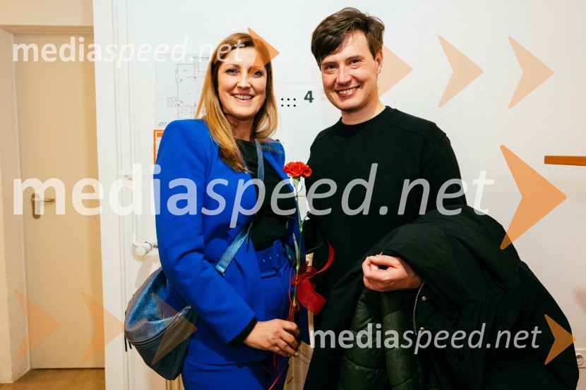 mag. Biljana Škarja, direktorica, Razvojna agencija Savinjsko Šaleške regije;  Mario Dragojević, igralecSlavnostno obeležje 80. obletnice smrti Karla Destovnika - Kajuha