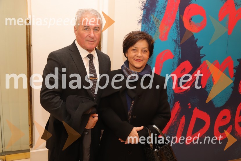  Janez Ribič, politik;  Marija RibičPremiera Puccinijeve opere Lastovka v Operi in Baletu Slovenskega narodnega gledališča Maribor