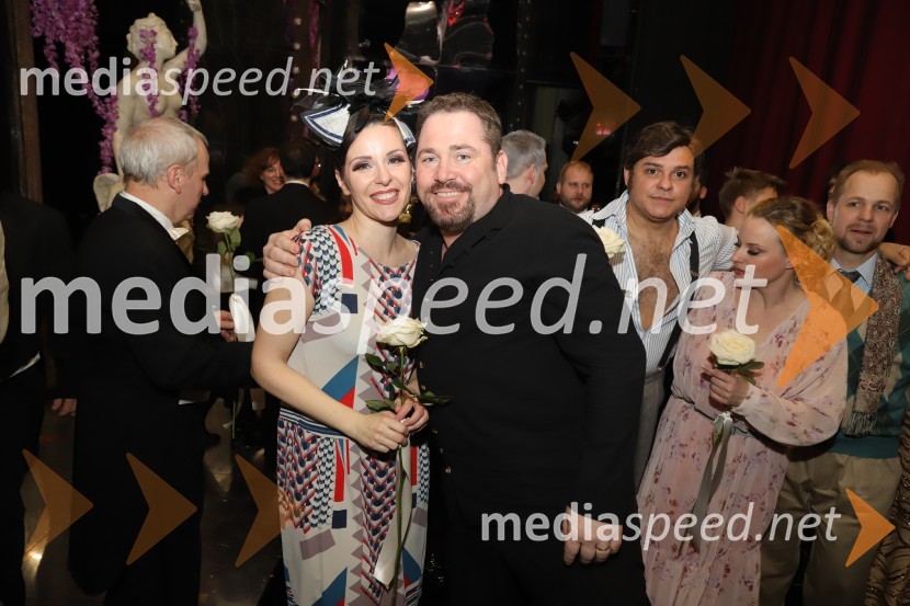  Valentina Čuden, operna pevka;  Jaki Jurgec, operni solistPremiera Puccinijeve opere Lastovka v Operi in Baletu Slovenskega narodnega gledališča Maribor