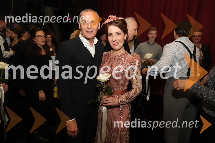  Danilo Rošker, direktor SNG Maribor;  Martina Ledinek, operna pevkaPremiera Puccinijeve opere Lastovka v Operi in Baletu Slovenskega narodnega gledališča Maribor