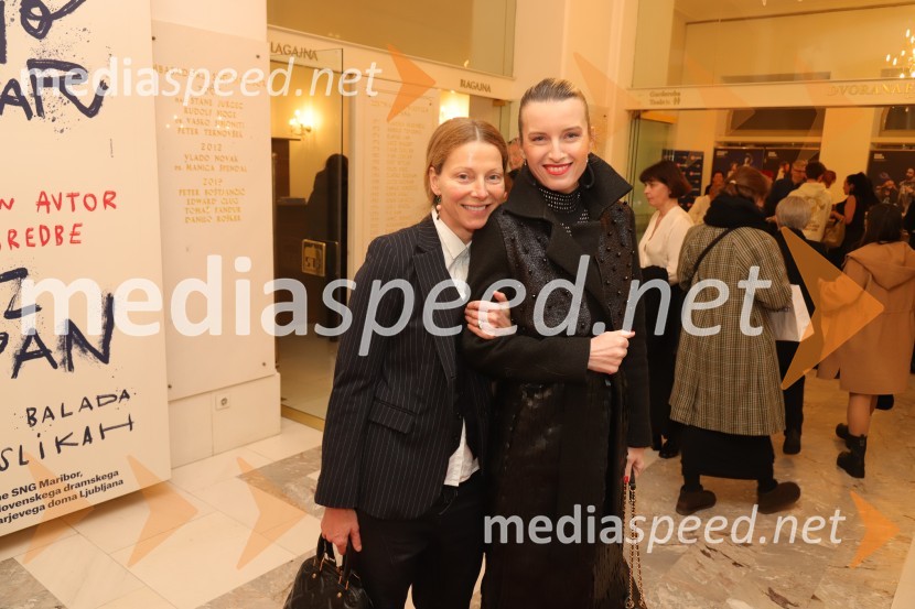  Nataša Matjašec Rošker, igralka;  Anita KolblTartuffe, premiera v SNG Maribor