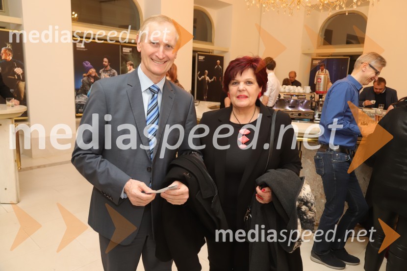  Ljubo Germič, predsednik SZS (Strelska zveza Slovenije);  Alenka GermičTartuffe, premiera v SNG Maribor