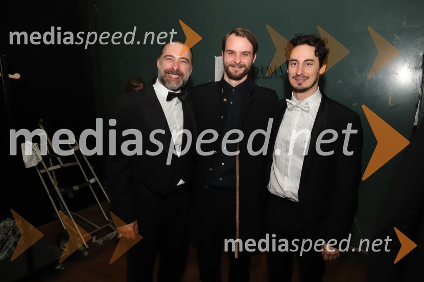  Gorazd Žilavec, igralec;  Blaž Dolenc, igralec;  Žan Koprivnik, igralecTartuffe, premiera v SNG Maribor