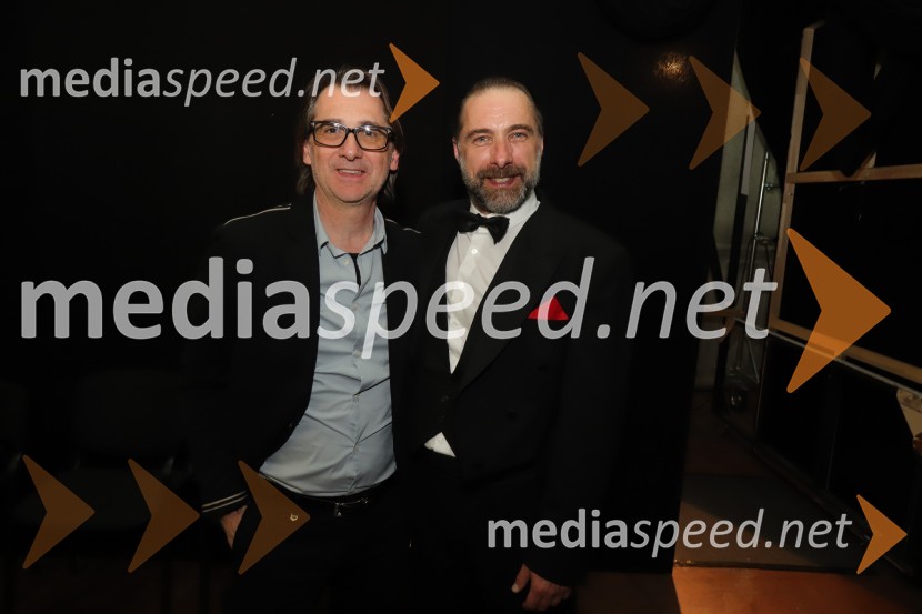  Aleksandar  Popovski, režiser, umetniški direktor Drame SNG Maribor;  Gorazd Žilavec, igralecTartuffe, premiera v SNG Maribor