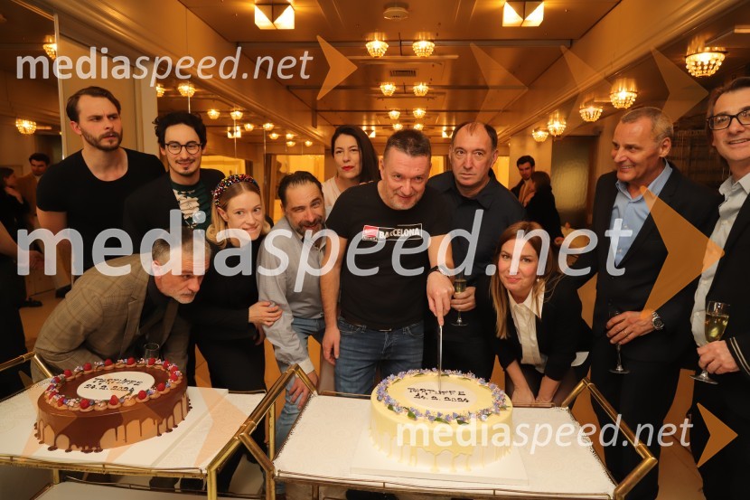  Blaž Dolenc, igralec;  Vladimir Vlaskalić, igralec;  Žan Koprivnik, igralec;  Julija Klavžar, igralka;  Gorazd Žilavec, igralec;  Minca Lorenci, igralka;  Diego de Brea, režiser;  Blagoj Micevski, kostumograf;  Ana Urbanc, igralka;  Danilo Rošker, direktor SNG Maribor;  Aleksandar  Popovski, režiser, umetniški direktor Drame SNG MariborTartuffe, premiera v SNG Maribor