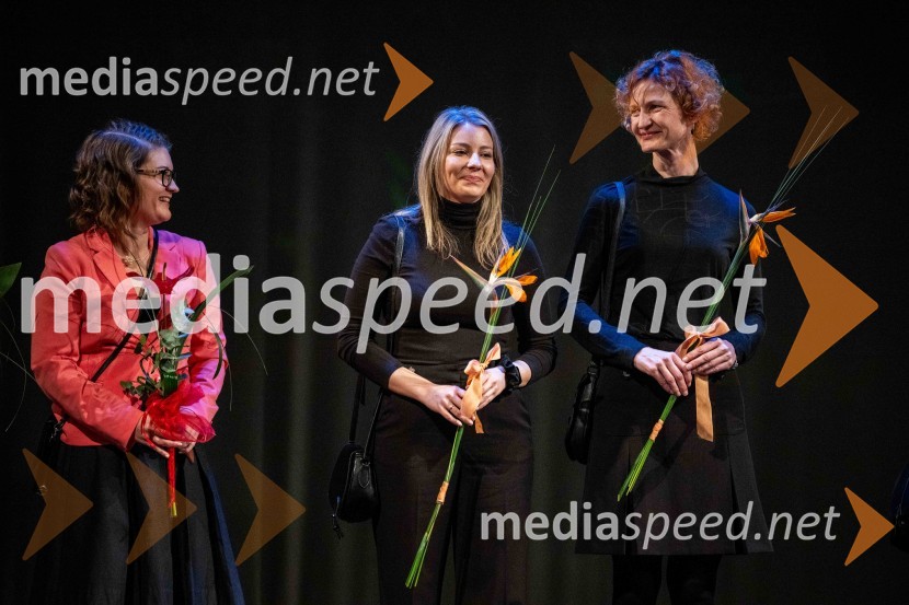  Milana Simonič, vodja marketinga in odnosov za javnostmi SLG Celje;  Tjaša Šuligoj, vodja pravne službe, SLG Celje;  Lea Toman, vodja uprave, SLG CeljeZaključek in nagrajenci 32. Dnevov komedije: grenka komedija Paradiž velika zmagovalka festivala