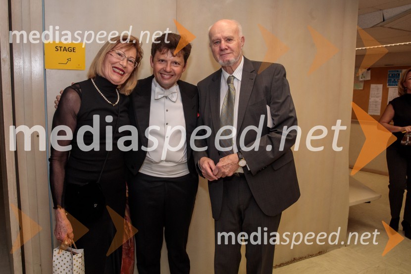  Nevenka Leban Orešič, pianistka, častna konzulka Republike Litve;  Julian Rachlin, violinist, violist in dirigent;  Ivan LebanAngleški komorni orkester, koncert v Cankarjevem domu