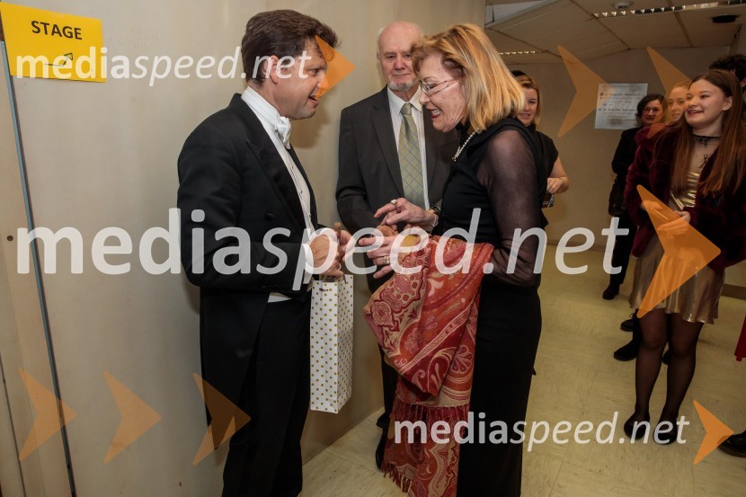  Julian Rachlin, violinist, violist in dirigent;  Nevenka Leban Orešič, pianistka, častna konzulka Republike LitveAngleški komorni orkester, koncert v Cankarjevem domu