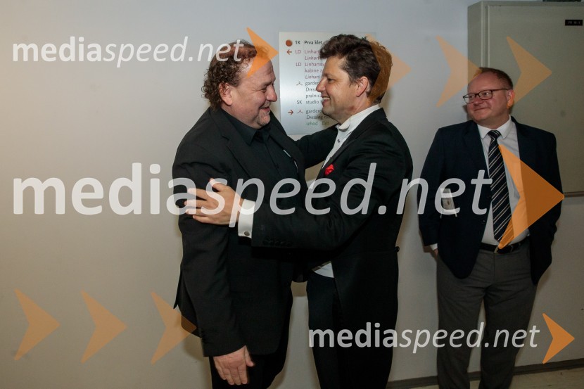  Darko  Brlek, direktor in umetniški vodja, Festival Ljubljana;  Julian Rachlin, violinist, violist in dirigentAngleški komorni orkester, koncert v Cankarjevem domu