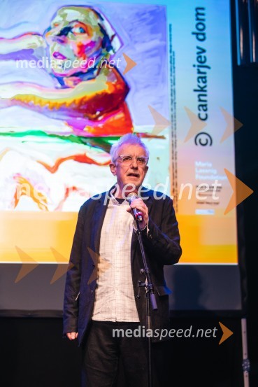  Peter Pakesch, avstrijski kustos razstave, direktor muzeja in direktor fundacije fundacije Maria LassnigOdprtje razstave Marie Lassnig v Cankarjevem domu