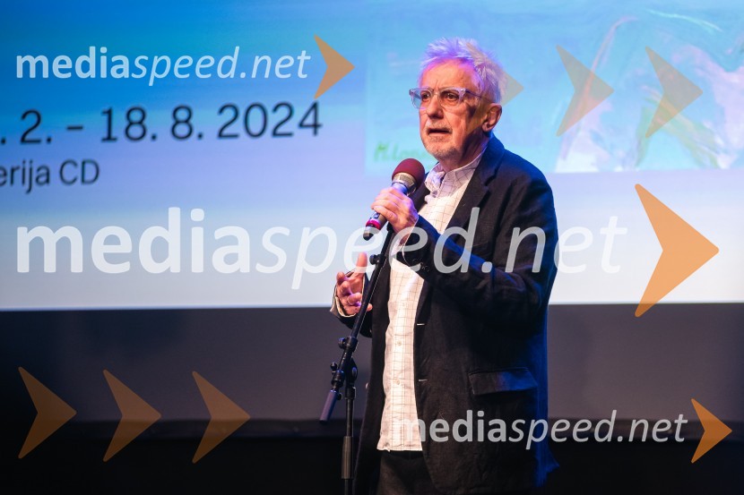  Peter Pakesch, avstrijski kustos razstave, direktor muzeja in direktor fundacije fundacije Maria LassnigOdprtje razstave Marie Lassnig v Cankarjevem domu