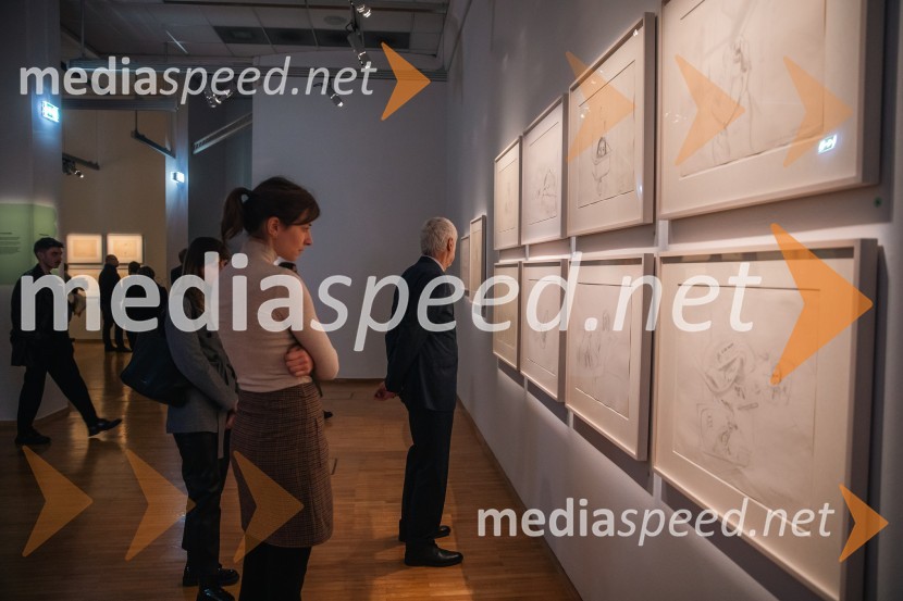 Odprtje razstave Marie Lassnig v Cankarjevem domu