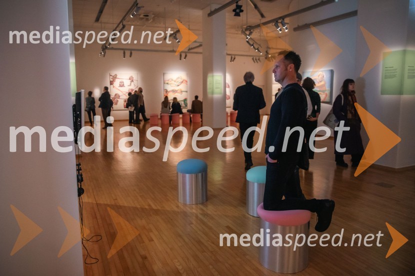 Odprtje razstave Marie Lassnig v Cankarjevem domu