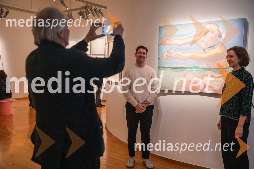 Odprtje razstave Marie Lassnig v Cankarjevem domu