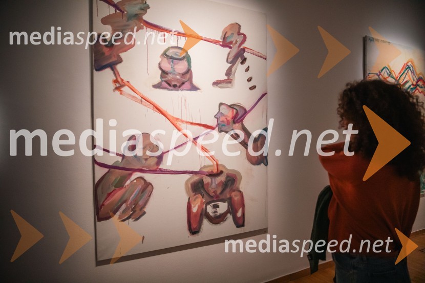 Odprtje razstave Marie Lassnig v Cankarjevem domu