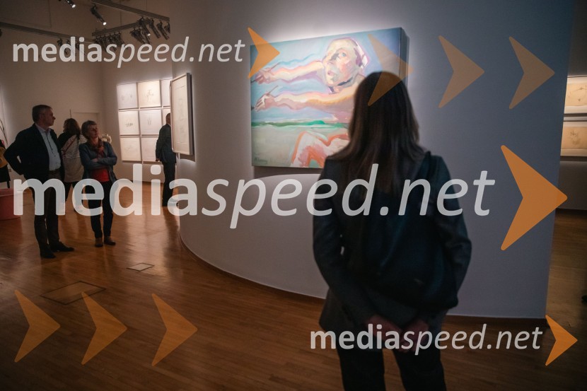 Odprtje razstave Marie Lassnig v Cankarjevem domu