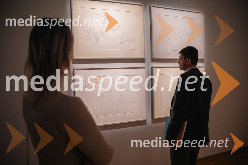 Odprtje razstave Marie Lassnig v Cankarjevem domu