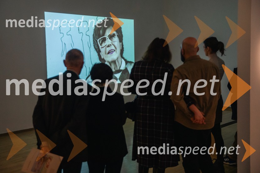 Odprtje razstave Marie Lassnig v Cankarjevem domu