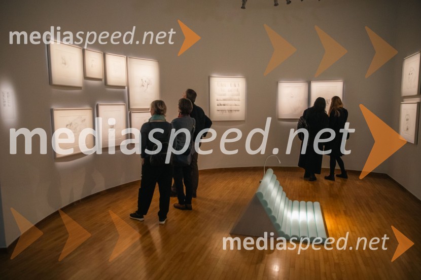 Odprtje razstave Marie Lassnig v Cankarjevem domu