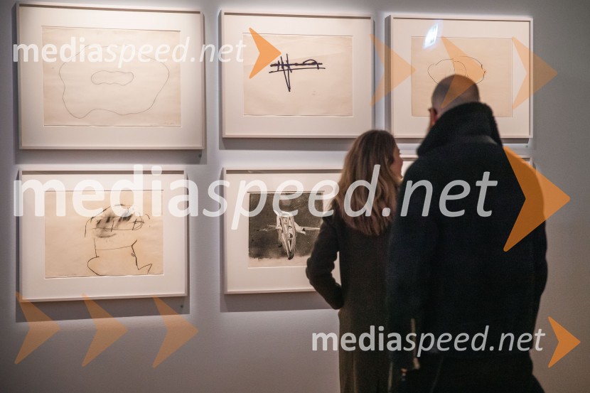 Odprtje razstave Marie Lassnig v Cankarjevem domu