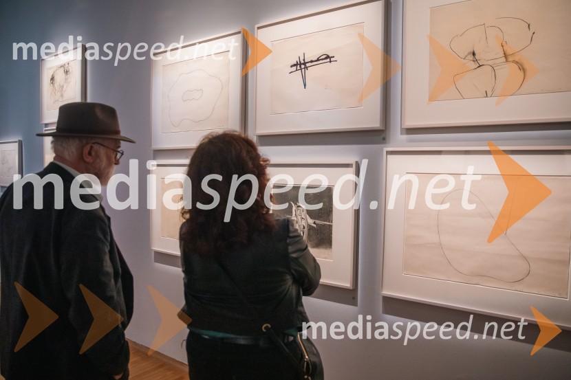 Odprtje razstave Marie Lassnig v Cankarjevem domu