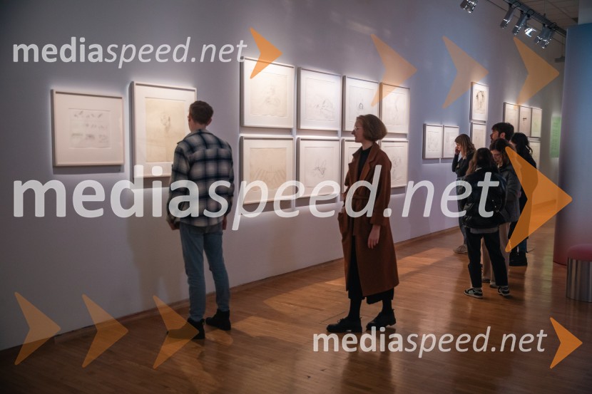 Odprtje razstave Marie Lassnig v Cankarjevem domu