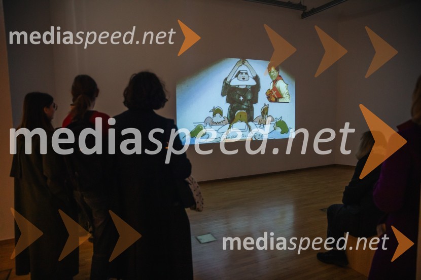 Odprtje razstave Marie Lassnig v Cankarjevem domu